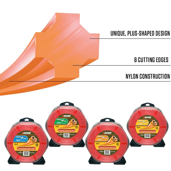 Echo Cross-Fire Trimmer Line 3.3mm x 23m - Newbridge Sales & Hire