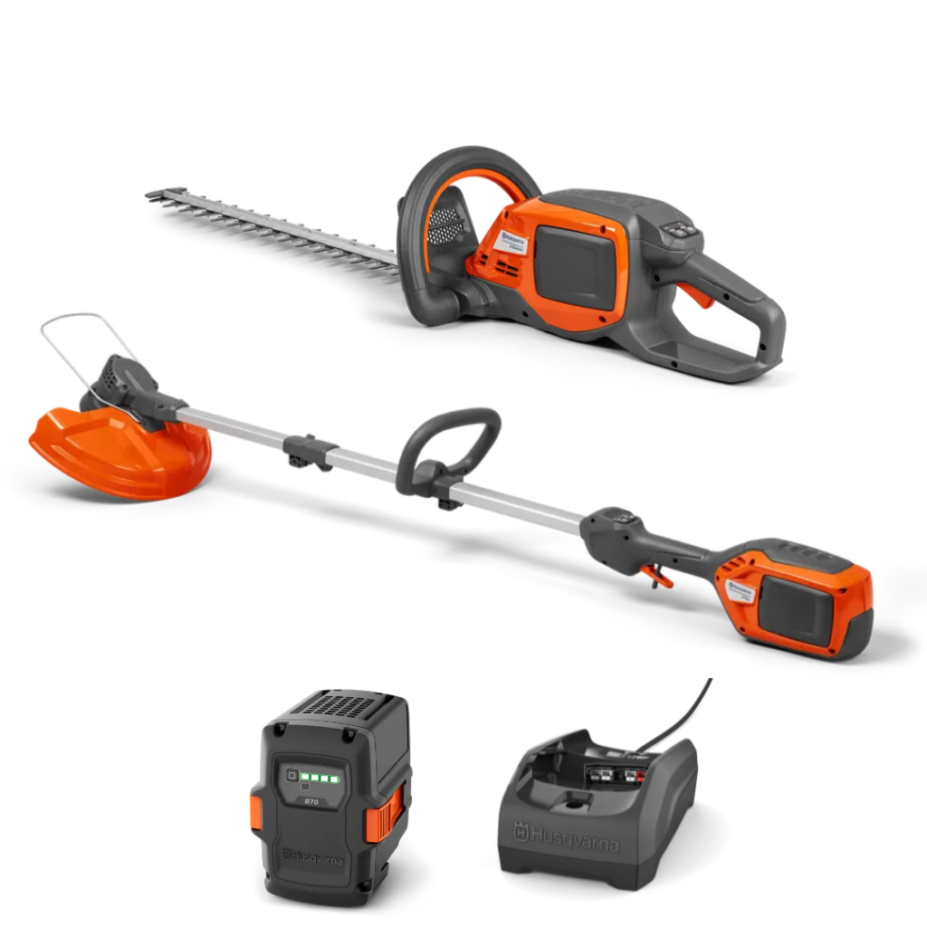 Husqvarna 215iL Grass Trimmer/215iHD45 Hedge Trimmer kit Newbridge Sales & Hire